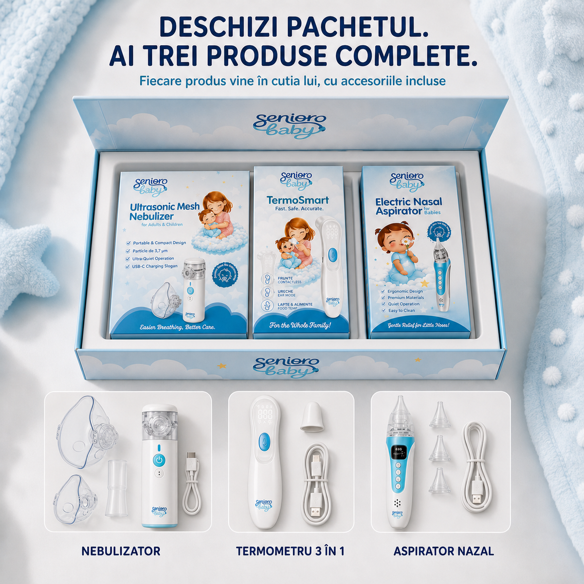 Conținutul complet al pachetului Senioro Baby
