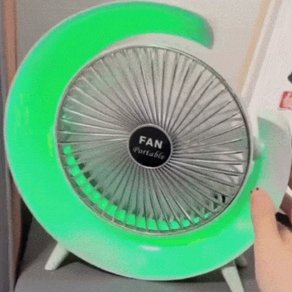 Ventilator Desktop Multicolor LED