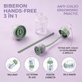 Biberon Hands-Free 3 în 1 cu Sistem Anti-Colici