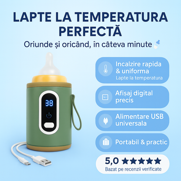 Incalzitor Portabil pentru Biberoane